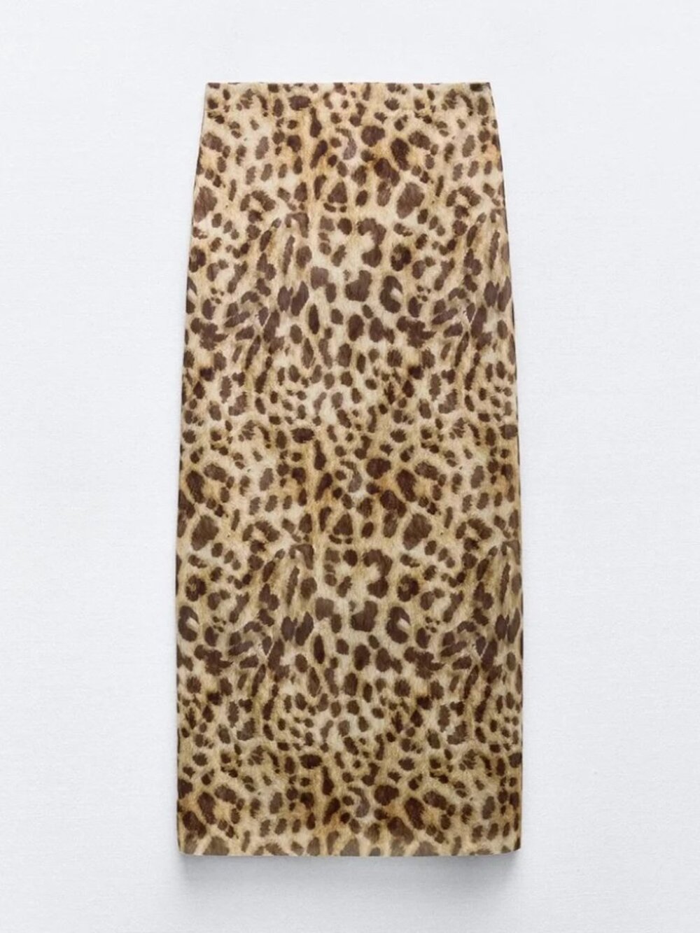 ZARA LEOPARD PRINTED TULLE SKIRT - SIZE L, RUNS SMALL